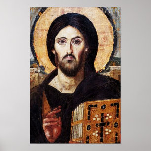 Poster do Pantocrator de Jesus Cristo