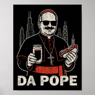 Poster Do Papa Da América O Papa Leo Xiv Engraçado Vi