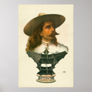 Poster do papagaio da guerra de Cody