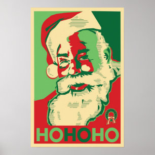 Poster do papai noel - HoHoHo