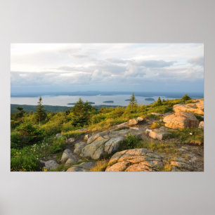 Poster do parque nacional do Acadia da montanha do