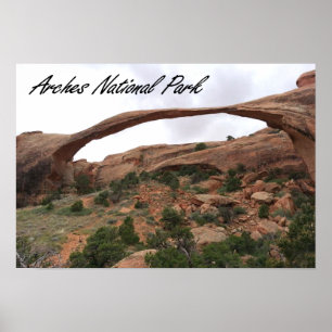 Poster do parque nacional dos arcos