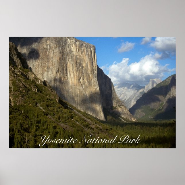 Poster do Parque Nacional Yosemite (Frente)