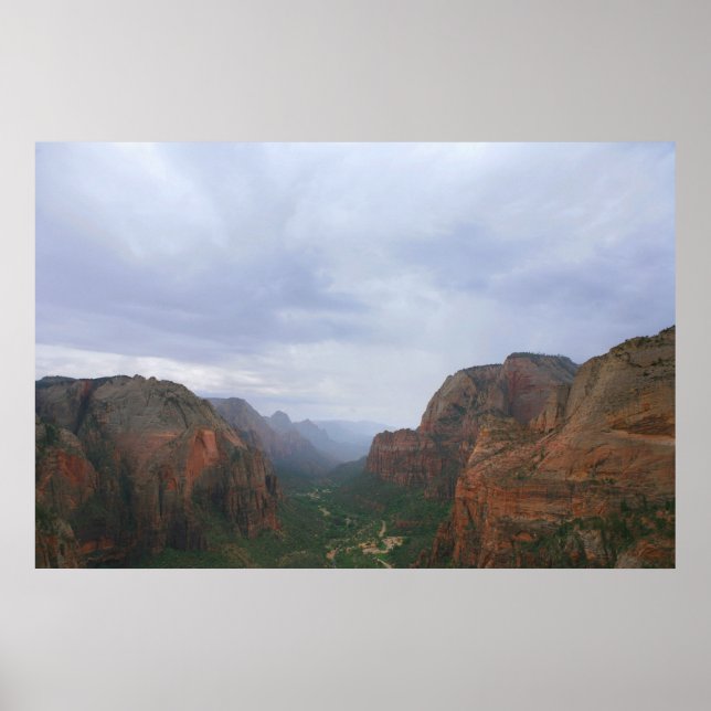 poster do parque nacional zion (Frente)