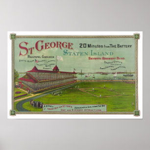Poster do Parque Vintage Baseball