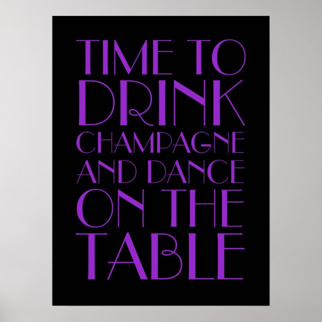 Poster do Partido das Flappers Roxas (Frente)