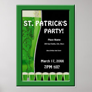Poster do Partido de Patrick da Rua de Cerveja Ver