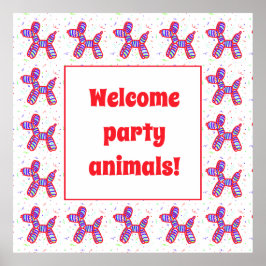 Poster do Partido dos Cachorros dos Balões