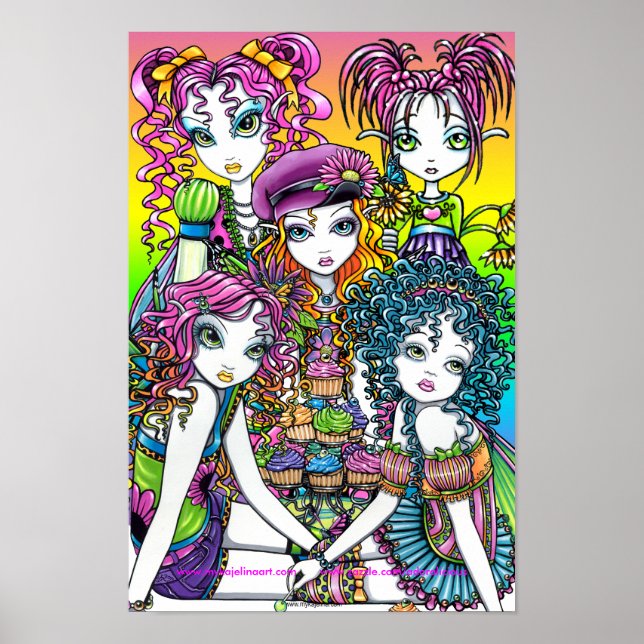 Poster do partido Fairies Rainbow Fairies - Torre  (Frente)