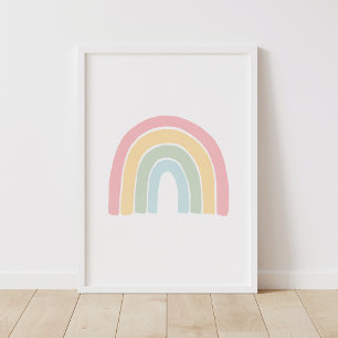 Poster do Pastel Rainbow Nursery