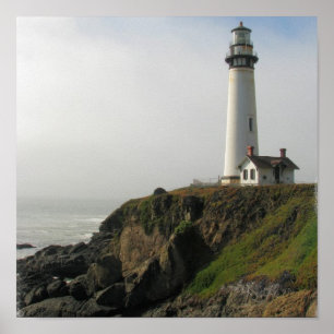 Poster do penhasco do farol