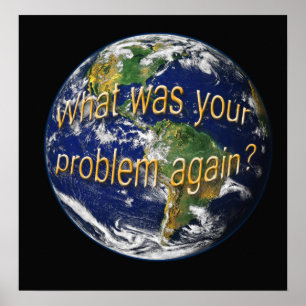 Poster do pensamento da terra