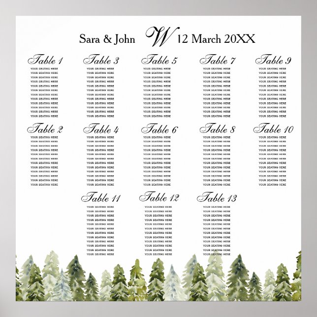 Poster do Plano de Assentamento de Pinheiros Russo (Frente)