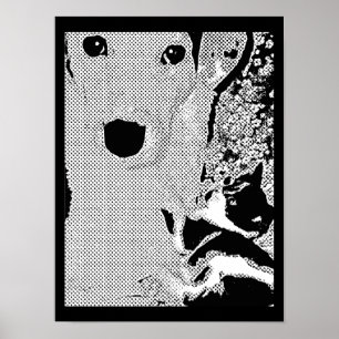 Poster do pop art dos melhores amigos