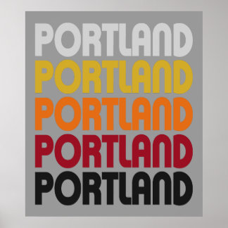 Poster do Portland Retro