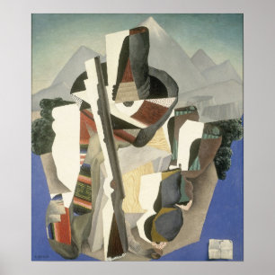 Póster Do "poster da arte da paisagem Zapata-estilo" de