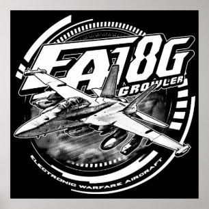 Poster do poster do rosnador de EA-18G