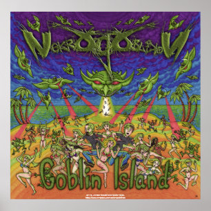 Póster Do "poster ridìcula grande da ilha diabrete"