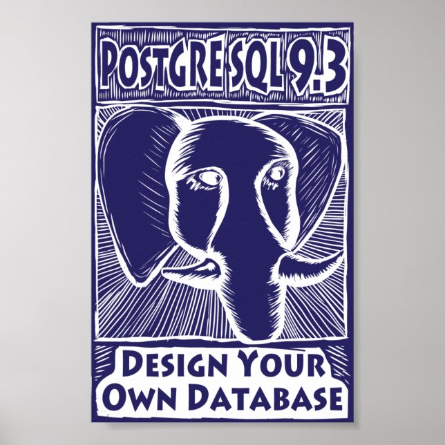 Poster do PostgreSQL 9.3 (Frente)