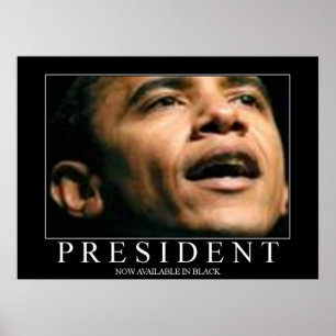 Poster do presidente Barack Obama de 14,95