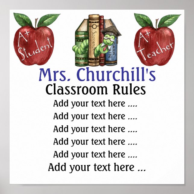 Poster do professor escolar - SRF (Frente)