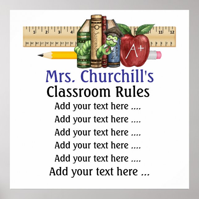 Poster do professor escolar - SRF (Frente)