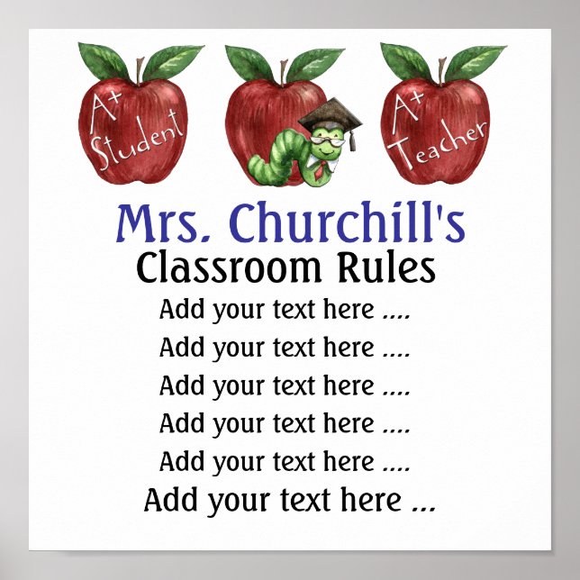 Poster do professor escolar - SRF (Frente)