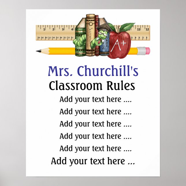 Poster do professor escolar - SRF (Frente)