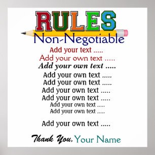 Poster do professor escolar - SRF