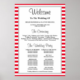 Poster do Programa de Casamento Enquadrado por Str