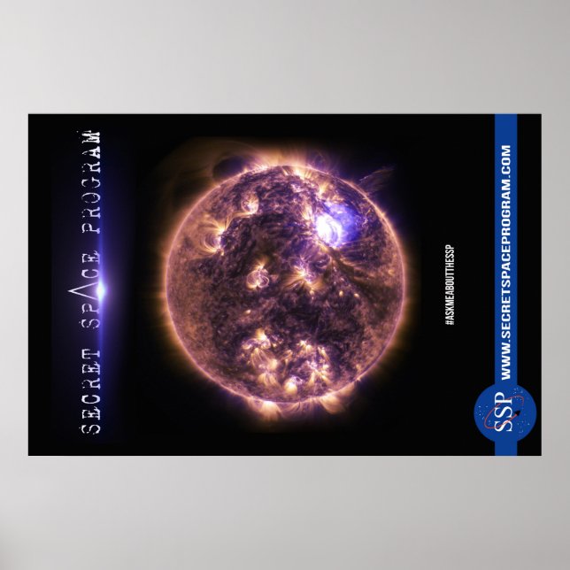 Poster do Programa Espacial Secreto (Frente)