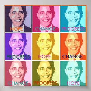 POSTER do PROGRESSO da MUDANÇA da ESPERANÇA -