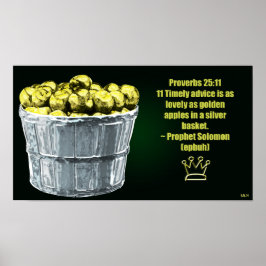 Poster do Provérbio 25:11