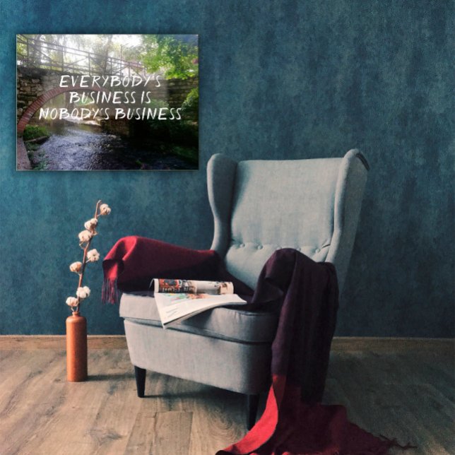 Poster do provérbio de negócios de todos (Criador carregado)