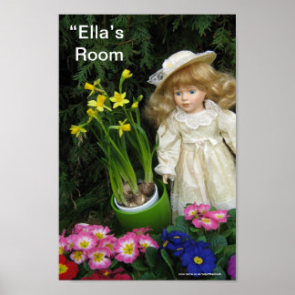 Poster do quarto da Ella