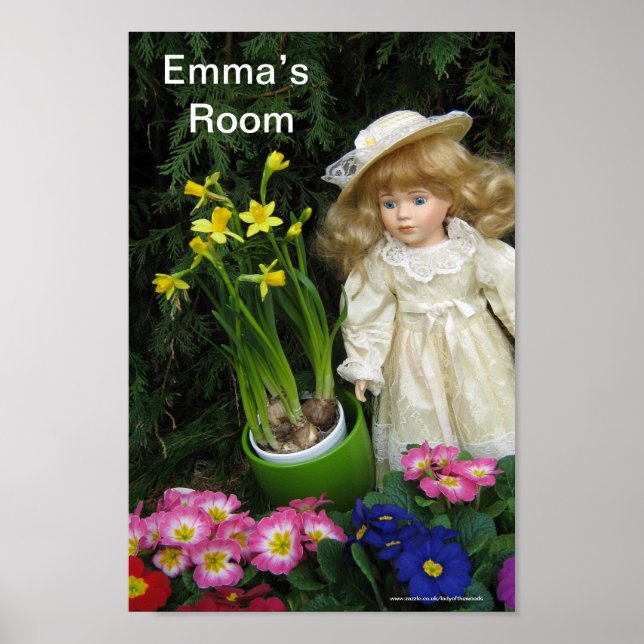 Poster do quarto de Emma (Frente)