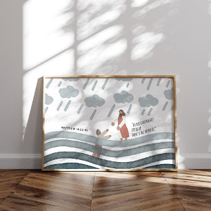 Poster do quarto dos filhos de Jesus e Peter