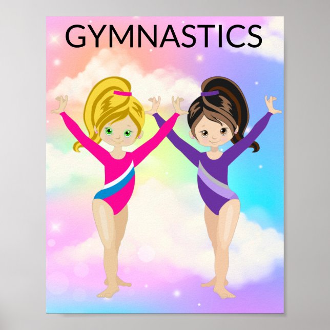 POSTER DO RAINBOW GYMNASTICS GYMNAST (Frente)