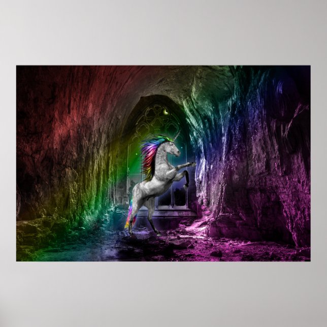 Poster do Rainbow Unicorn (Frente)