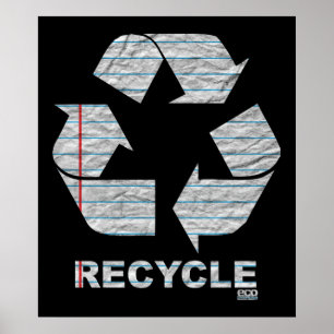Poster do reciclar do caderno