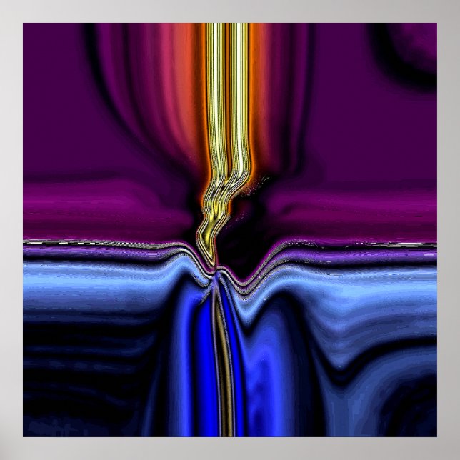 Poster do relâmpago da noite (Frente)