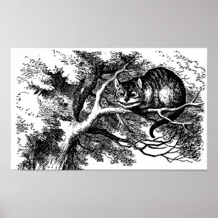 Poster do resíduo metálico do gato de Cheshire
