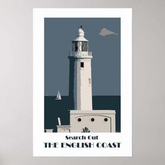 Poster do retrato ao estilo Coast Inglês (Frente)