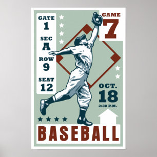 Poster do Retro-Basebol