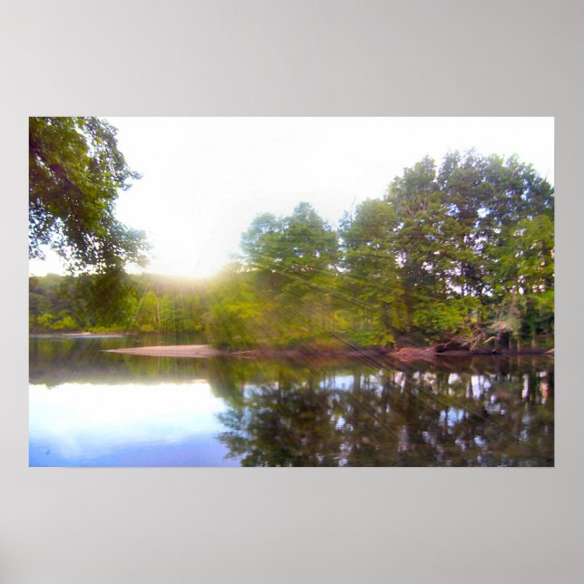 Poster do rio Connecticut (Frente)