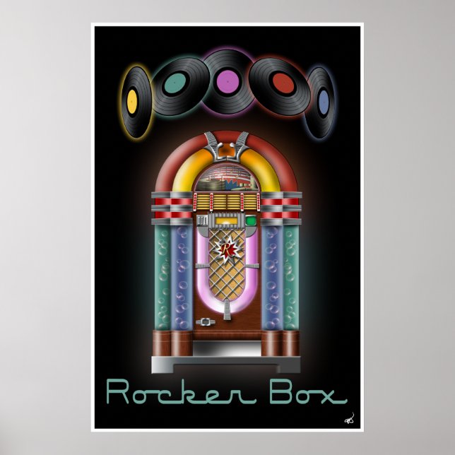 Poster do Rocker Box Jukebox (Frente)