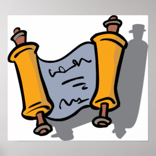 Poster do rolo de Hanukkah