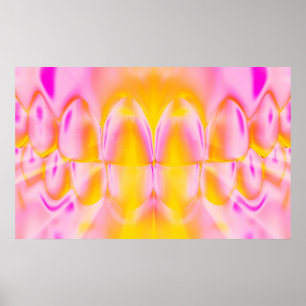 Poster do rosa do Orthodontist do dentista da