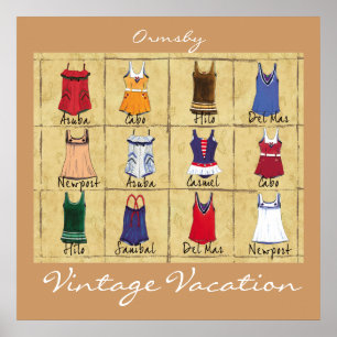 Poster do roupa de banho