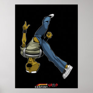 Poster do sacudir do parkour de Logik